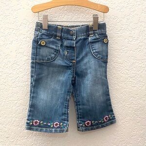 Old Navy Embroidered Flair Jeans - size 6-12m